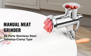 Charger l'image dans la visionneuse de galerie, Amocart Manual Meat Grinder 304 Stainless Steel Hand Meat Grinder with Steel Table Clamp Meat Mincer Sausage Maker