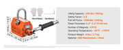 Charger l'image dans la visionneuse de galerie, Amocart 100KG-2000KG Permanent Magnetic Lifter Pulling Capacity 2.5 Safety Factor Neodymium & Steel Lifting Magnet Lift Magnets
