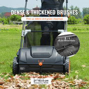Charger l'image dans la visionneuse de galerie, Amocart Tow Behind Lawn 21/26/44/50in Sweeper Large Capacity Heavy Duty Leaf Grass Collector with Adjustable Sweeping for Pick