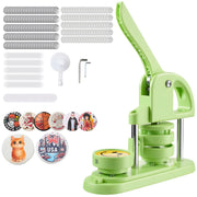 Bild in Galerie-Viewer laden, Amocart Button Maker Machine Plastic Pin Maker 100pcs Button Parts Circle Cutter and Hex Wrenches Reinforced Ergonomic Handle