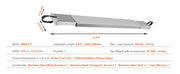 Load image into Gallery viewer, Amocart Telescoping Aluminum Work Plank 6-9 ft 500lbs Capacity 12.5 inch Width Aluminum Scaffold Plank Extension Staging Plank