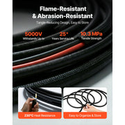 Charger l'image dans la visionneuse de galerie, Amocart 30FT/50FT/100FT Solar Panel Extension Cable with Flame Retardant Protective Sleeving Female and Male Connectors for RV
