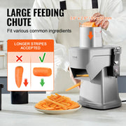 Charger l'image dans la visionneuse de galerie, Amocart Electric Vegetable Slicer 4 in 1 Multifunctional Food Cutter Vegetable Chopper for Slicing Shredding Dicing Slitting