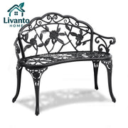 Load image into Gallery viewer, Amocart Outdoor Wooden Metal Garden for Outdoors 480 lbs Load Capacity Bench Outdoor Garden Park