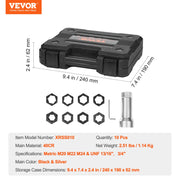 Load image into Gallery viewer, Amocart Thread Chaser Set UNC UNF Metric Thread Restorer Tool Rethreading Tool Kit Heat Treated Steel Mechanics DIY Enthusiast