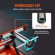Bild in Galerie-Viewer laden, Amocart Motorcycle Lift 1100 LBS Motorcycle Lift Scissor Lift with Dolly & Hand Crank Center Hoist Crank Stand for Motorcycle