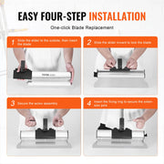 Charger l'image dans la visionneuse de galerie, Amocart Drywall Skimming Blade Set 10/16/24/32/40 inch Skimming Blades + 34-81.6 in Extension Handle Pole Stainless Steel Knife