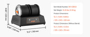 Load image into Gallery viewer, Amocart Rock Tumbler Kit Rock Polishing Kit 4 Speed Settings 9-Day Polishing Timer Stone Polishing Kit Rock Polisher