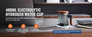 Charger l'image dans la visionneuse de galerie, Amocart 400ML Hydrogen Water Cup Hydrogen Generator SPE Technology Hydrogen Water Ionizer Machine with Wireless Charging Base