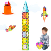 Charger l'image dans la visionneuse de galerie, Amocart 32PCS Light Magnetic Tiles Building Blocks Magnet Educational STEM Sensory Stacking Toys for Toddlers Boys Girls Gifts