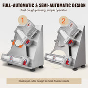 Load image into Gallery viewer, Amocart Pizza Dough Roller Sheeter Stainless Steel Adjustable Thickness Dough Machine for Pasta Maker Equipment
