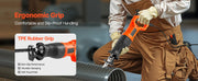 Bild in Galerie-Viewer laden, Amocart Corded Reciprocating Saw 120 Volt 7.5 Amp 2800 SPM Variable Speed, 1-1/8 inch Stroke Length Electric Reciprocating Saw