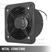 Charger l'image dans la visionneuse de galerie, Amocart Commercial Industrial Ventilation Extractor Exhaust Fan 10" 12" Air Blower High Speed Low Noise for Workshop Warehouse