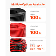 Bild in Galerie-Viewer laden, Amocart 100FT Solar Panel Extension Cable 10AWG 6mm² IP67 Waterproof Solar Extension Cable for Home Ship and RV Solar Panels