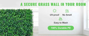 Bild in Galerie-Viewer laden, SucceBuy 12PCS 10x10 in Artificial Boxwood Panels Boxwood Hedge Wall Mat Artificial Grass Backdrop Privacy Screen UV Protected