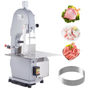 Charger l'image dans la visionneuse de galerie, Amocart Commercial Electric Meat Bone Saw Machine 1500W Stainless Steel Blade Bone Bandsaw Machine Workbench Countertop Bone