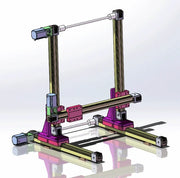 Charger l'image dans la visionneuse de galerie, XY Axis Gantry High Speed Synchronous Belt High Precision Slide Module for Linear Shaft Actuator Guide Rail Workbench