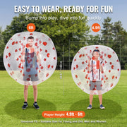 Bild in Galerie-Viewer laden, SucceBuy 4FT/1.2M Inflatable Bumper Ball Body Sumo Zorb Balls for Teen & Adult 0.8mm PVC Bubble Balls Bumper Bopper Toys