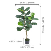 Charger l'image dans la visionneuse de galerie, Amocart Artificial Olive Tree 4/5/6FT Tall Faux Plant Secure PE Material Anti-Tip Tilt Protection Low-Maintenance Tree for Home