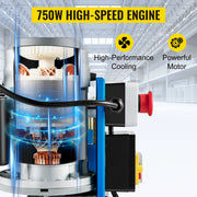 Charger l'image dans la visionneuse de galerie, SucceBuy Electric Wire Stripping Machine Cable Stripper 1.5-38mm 11 Channels Acrylic+Aluminum W/Blade for Scrap Copper Recycling