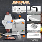 Charger l'image dans la visionneuse de galerie, Amocart 17inch 54 Blades Commercial Meat Tenderizer 450W Electric Meat Tenderizer Machine for Pork Chicken Fish