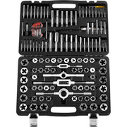 Bild in Galerie-Viewer laden, Amocart 116-Piece Tap and Die Set Include Metric and SAE Size Bearing Steel Taps and Dies Essential Threading Tool