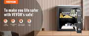 Bild in Galerie-Viewer laden, SucceBuy Electric Safe 2.2/1.8 Cubic Feet Fingerprint&Digital Security Cabinet Safe W/ Fire-proof Bag for Cash Jewelry Documents