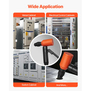 Charger l'image dans la visionneuse de galerie, Amocart 10/15 Ton Knockout Punch Set 1/2in to 2 or 4in KO Tools Kit W/6 Dies for Electrical Control Cabinets Switch Cabinets