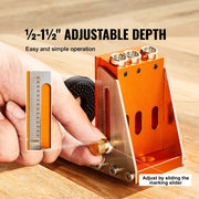 Charger l'image dans la visionneuse de galerie, Amocart 30 Pcs Pocket Hole Jig Kit Adjustable & Easy to Use Pocket Hole Jig System with Step Drills Wrenches Drill Stop Rings