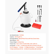 Charger l'image dans la visionneuse de galerie, Amocart 7.5L Transmission Fluid Pump Manual Fluid Transfer Filler with 8 ATF Adapters & 47 in Outlet Horse for Oil Replacement