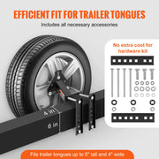 Bild in Galerie-Viewer laden, Amocart 160 lbs Spare Tire Carrier with Mounting Screws Bracket Lugs On Bolt Patterns Tire Mount Wheel Holder for Trailers RV