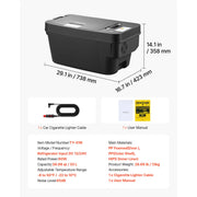 Load image into Gallery viewer, Amocart 12 Volt Refrigerator 20L/35L Car Fridge for Tesla Model 3/Model Y Portable Electric Freezer Compressor with APP Control