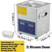Bild in Galerie-Viewer laden, SucceBuy 1.3L 2L 3L 6L 10L 15L 22L 30L Ultrasonic Cleaner Lave-Dishes Portable Washing Machine Ultrasound Home Clean Appliances