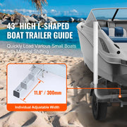 Bild in Galerie-Viewer laden, Amocart Boat Trailer Guide 43”Adjustable Design Trailer Guide Poles 2PCS Rustproof Galvanized Steel Trailer Guide With PVC Pipe