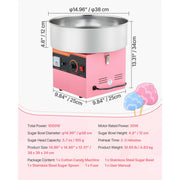 Charger l'image dans la visionneuse de galerie, Amocart Cotton Candy Machine Commercial 1000W Electric Candy Floss Maker Easy Use with 15 inch Stainless Steel Bowl