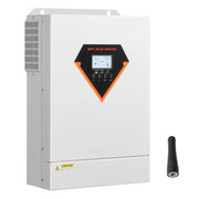 Charger l'image dans la visionneuse de galerie, Amocart Hybrid Solar Inverter 3500W/6000W 24V DC to Single-Phase 220/230V AC, Built-in 100A MPPT Solar Controller for Off-Grid