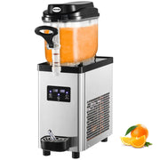 Charger l'image dans la visionneuse de galerie, Amocart 6L/1.6 Gal Commercial Slushy Machine 300W 25 Cups Single-Bowl Stainless Steel Margarita Smoothie Frozen Drink Maker