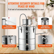 Bild in Galerie-Viewer laden, Amocart 30/50L Stainless Steel Alcohol Distiller Alcohol Still Essential Oil Brewing DIY Whisky Wine Brandy Distillery Home Use