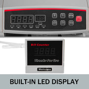 Charger l'image dans la visionneuse de galerie, Amocart 1000Pcs/Min Money Counter Business Cash Register Euros Bills Fake Banknote Detector by UV & MG Function for Banks Shops