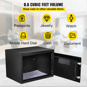 Charger l'image dans la visionneuse de galerie, Amocart Fingerprint Locks Safe Deposit Box 0.8/2.1 Cubic Feet Digital Electronic Secret Hidden Piggy Bank for Money Guns File