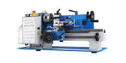 Charger l'image dans la visionneuse de galerie, Amocart Mini Metal Lathe Machine 7"x14" 550W 180x350mm Variable Speed + 3 Jaw Chuck for Metalworking Turning Drilling Threading