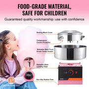 Charger l'image dans la visionneuse de galerie, SucceBuy Electric Cotton Candy Machine Candy Floss Maker Commercial Cotton Candy Machine w/ Stainless Steel Bowl and Sugar Scoop