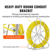 Load image into Gallery viewer, Amocart Fish Tape Fiberglass 425/492/600/656 ft Duct Rodder Fishtape Wire Puller Fishing Tools for Walls and Electrical Conduit