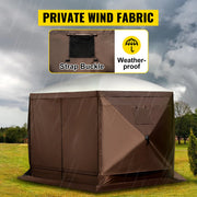 Charger l'image dans la visionneuse de galerie, Amocart Pop-up Camping Gazebo Camping Canopy Shelter 6 Sided 12' x 12' / 10' x 10' Sun Shade Tents & Canopies Camping & Hiking