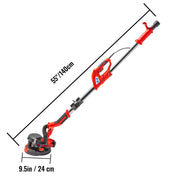 Charger l'image dans la visionneuse de galerie, Amocart Drywall Sander 850W Variable Speed 800-1750RPM Electric Drywall Sander Foldable Sheetrock Sander with Handle Vacuum Bag