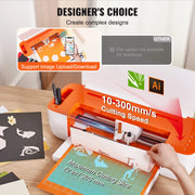 Load image into Gallery viewer, Amocart Vinyl Cutter Machine Computer Windows Software 3 Blades Pen Holder 14Inch 375MM Max Paper Feed Printer Cutting Plotter