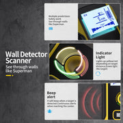 Load image into Gallery viewer, FNIRSI WD-01 WD-02 Metal Detector Wall Scanner with Newly Designed Positioning Hole for AC Live Cable Wires Metal Wood Stud Find