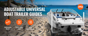Bild in Galerie-Viewer laden, Amocart Boat Trailer Guide 43”Adjustable Design Trailer Guide Poles 2PCS Rustproof Galvanized Steel Trailer Guide With PVC Pipe