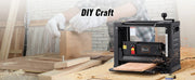 Bild in Galerie-Viewer laden, Amocart Thickness Planer 13inch Benchtop Planer & Two-Blade 15-Amp 1800W Powerful Motor Low Noise for DIY Woodworking Planing