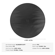 Bild in Galerie-Viewer laden, Amocart 18/15Ft Round Pool Cover Solar Covers for Above Ground Pools Safety Pool Cover with Drawstring Design Black